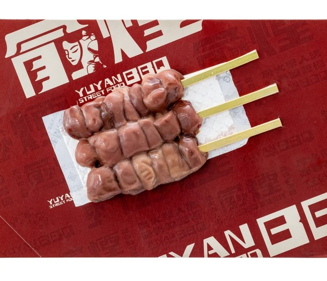 雞肝巧克力串 · 去血管
