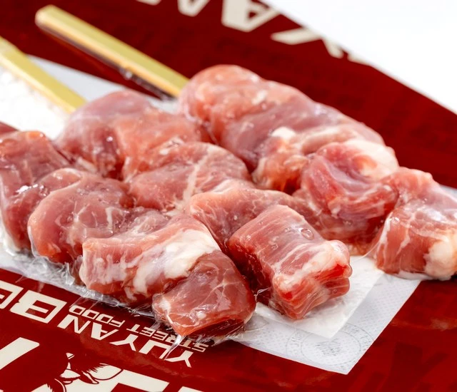 梅花豬肉串·去筋膜