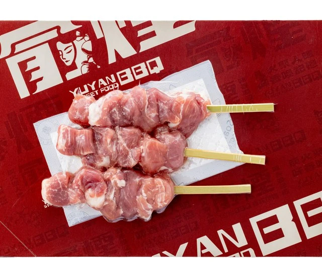 梅花豬肉串·去筋膜