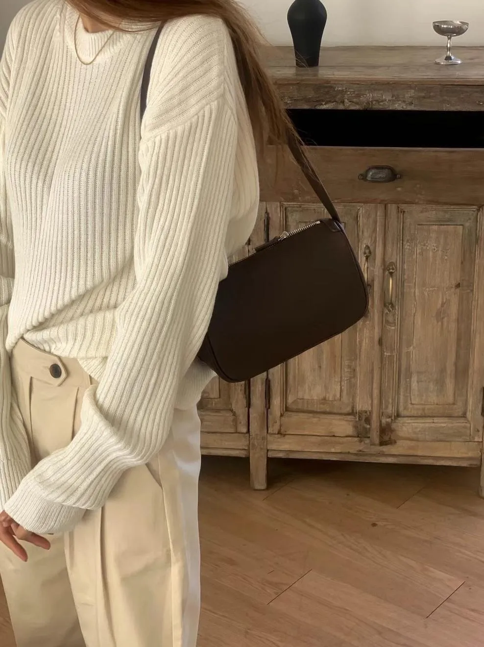 【全現貨+ 新色✨】Mumu select 。正韓 Toae 真皮 義大利牛皮可調節肩背包 Pillow Bag