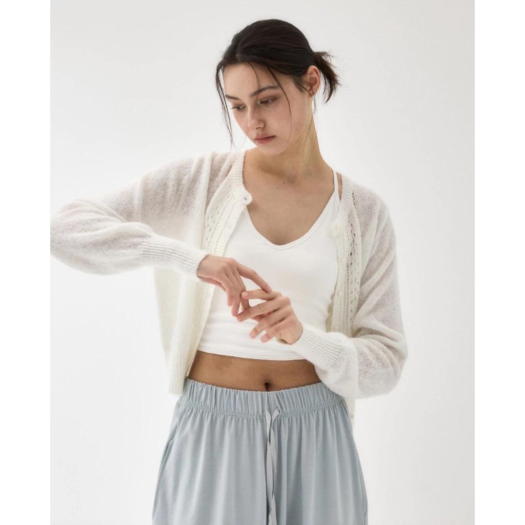【預購】Mumu select。正韓瑜珈服 Routine Roive knit cardigan 罩衫