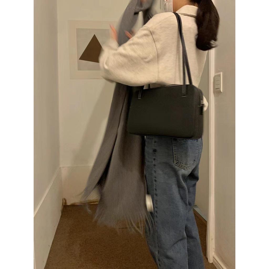 【現貨+預購】Mumu select 。正韓  Toae 真皮 通勤拉鍊方包 pound bag