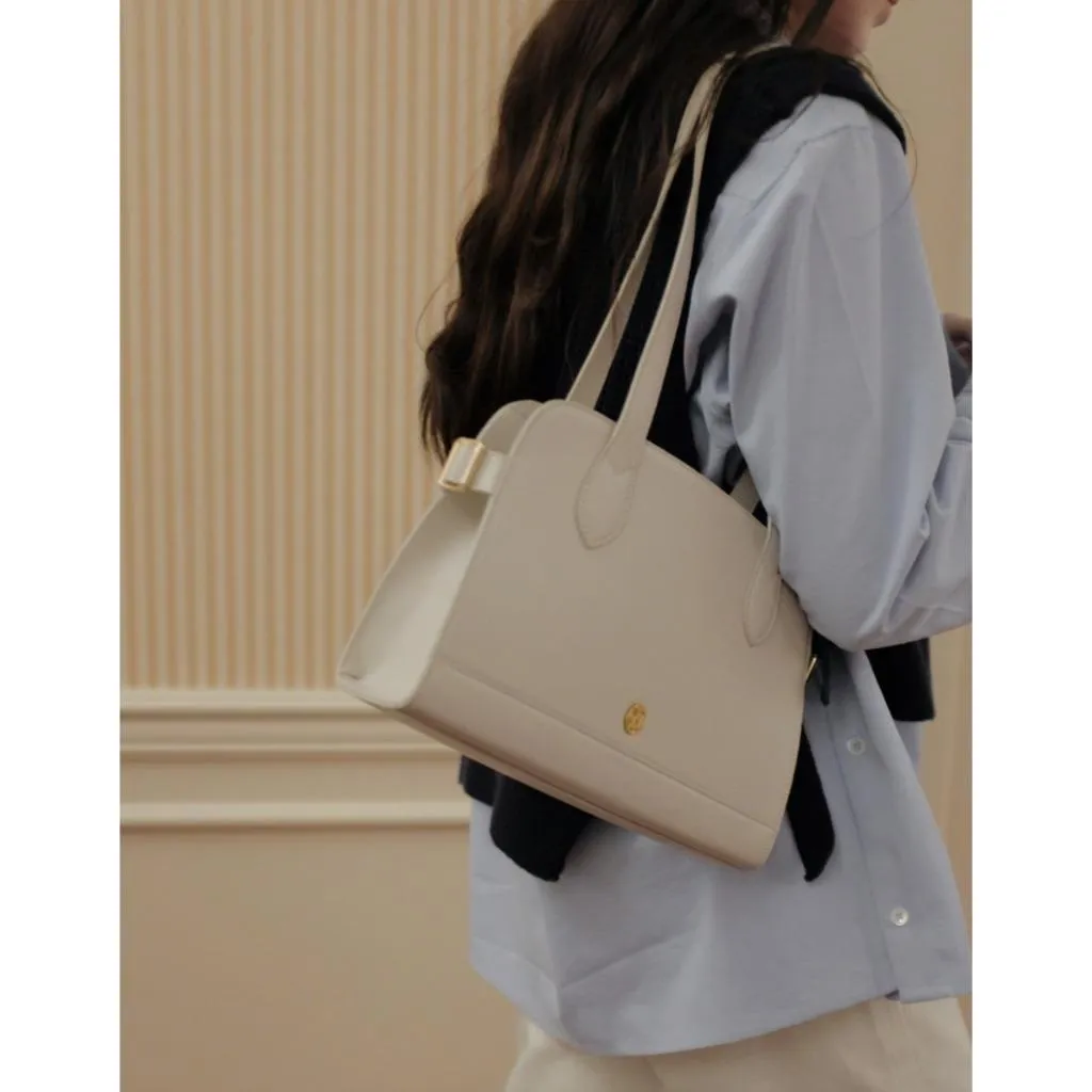【黑、白全現貨】Mumu select。正韓 設計師品牌 Toae K金手提肩背氣質真皮包 Belt Bag
