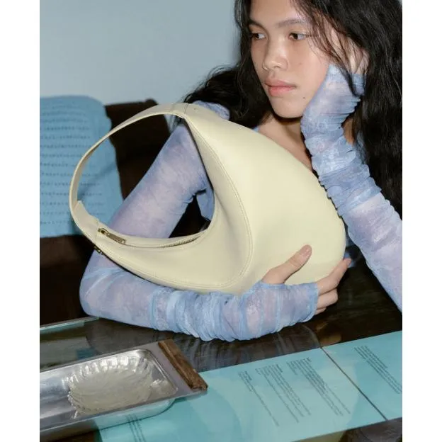 【現貨＋預購 】Archivepke-Clip hobo bag 弦月垂墜單肩包