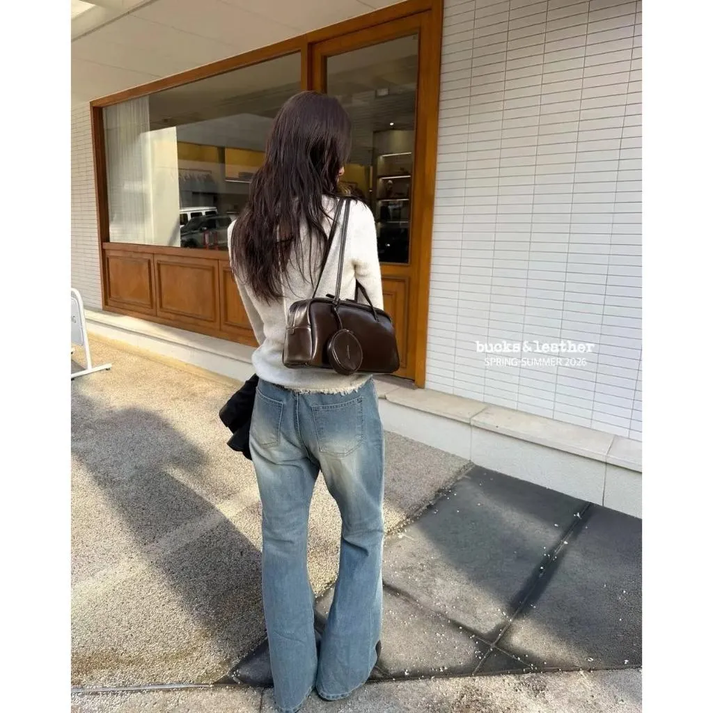 【全現貨+預購】Bucks & leather -氣質高級感吐司肩背包