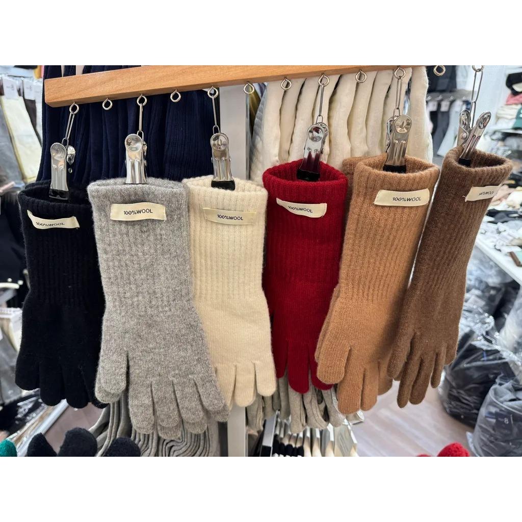 【現貨＋預購】Mumu select。100%羊毛可觸控手套 保暖 穿搭 實用 配件 冬季舒適