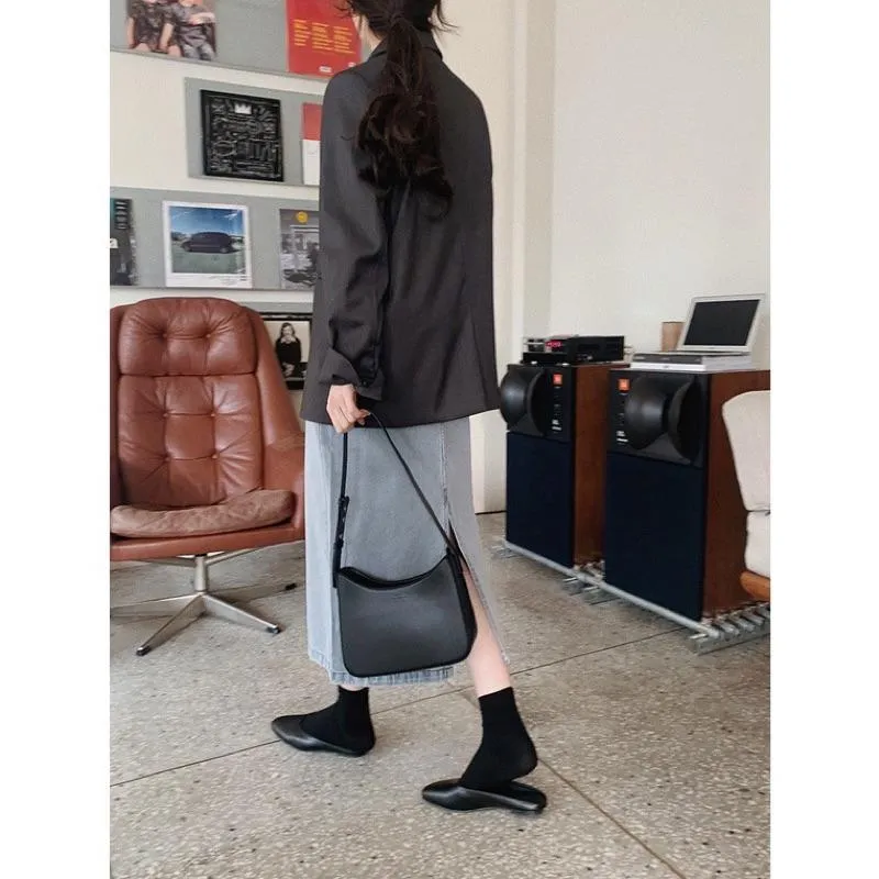 【現貨】Mumu select 。Slow.and Lento hobo 肩背包 PU slowand