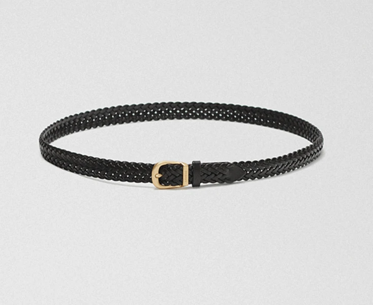 【預購】Lememe-Lacet Mesh Belt復古感編織細款腰帶