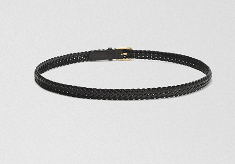 【預購】Lememe-Lacet Mesh Belt復古感編織細款腰帶