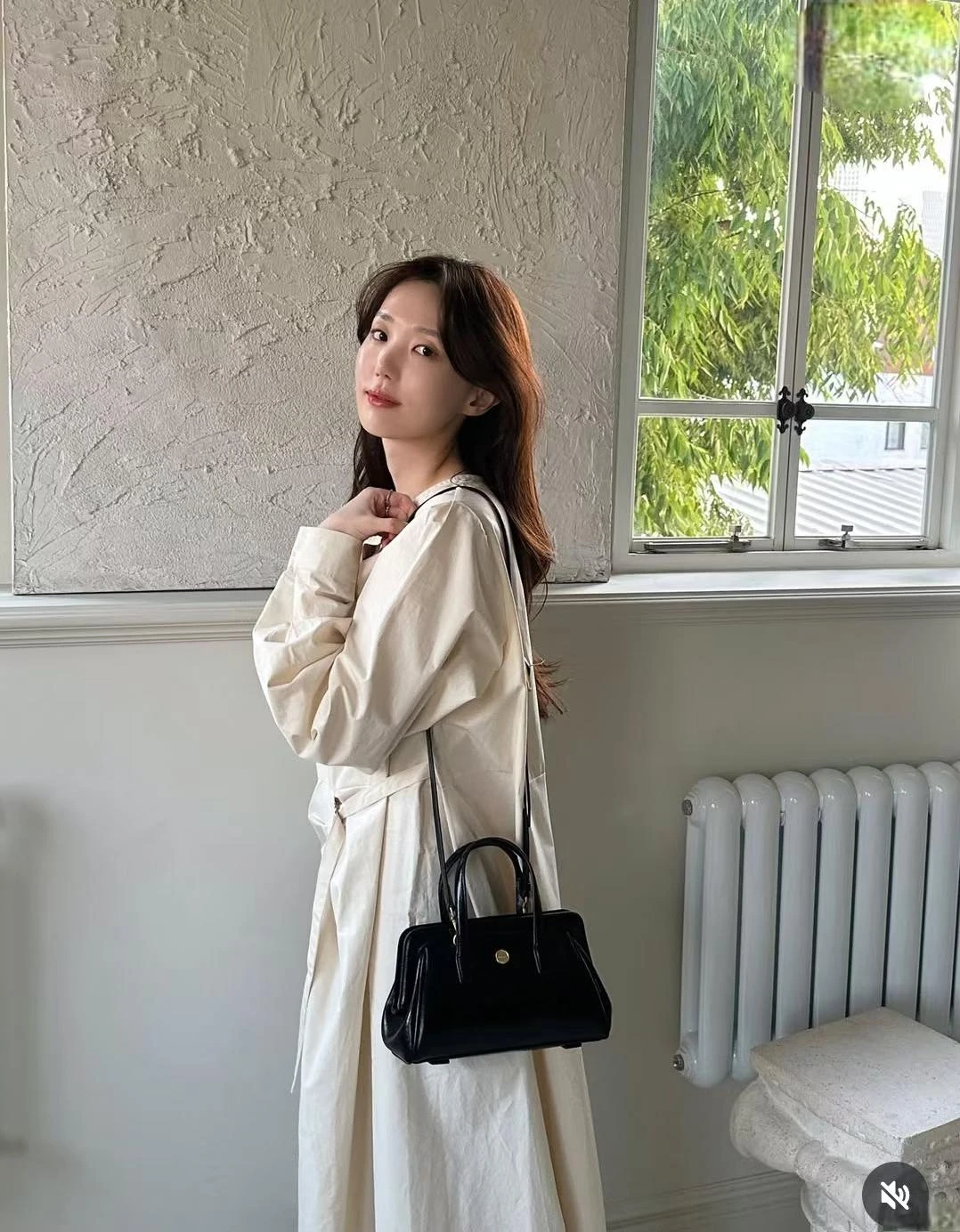 【奶白現貨＋預購】LEMEME -Sac Petit Jardin 小款可斜背氣質牛皮包
