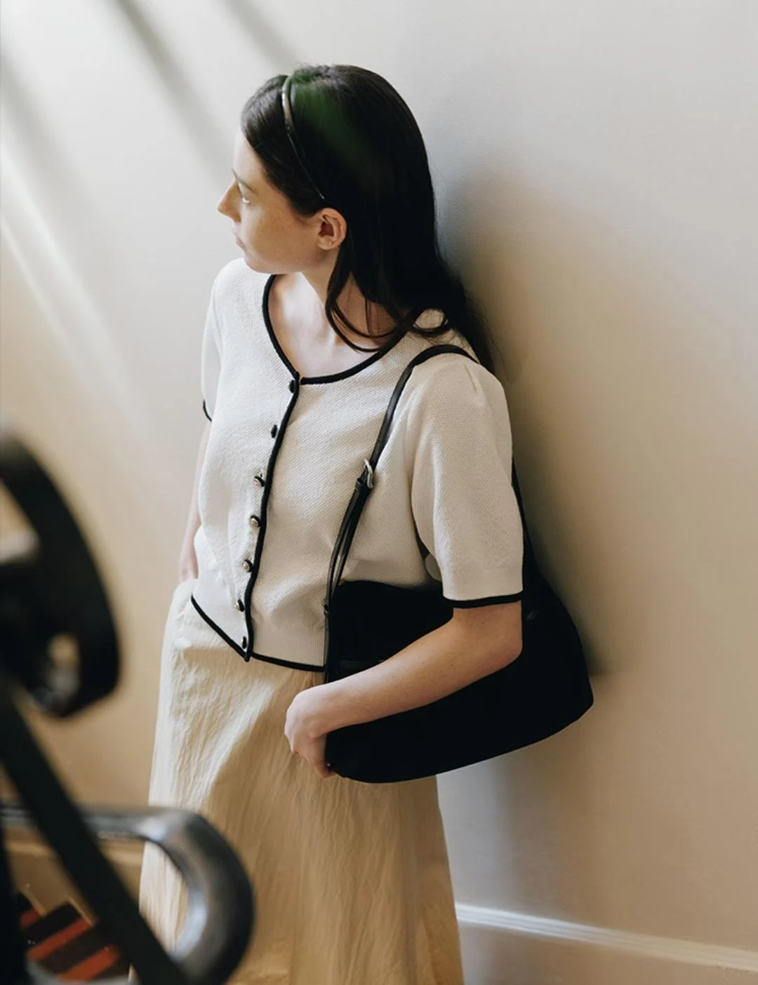 【現貨+預購】Lememe-Fine U-neck Cardigan U領滾邊開襟衫