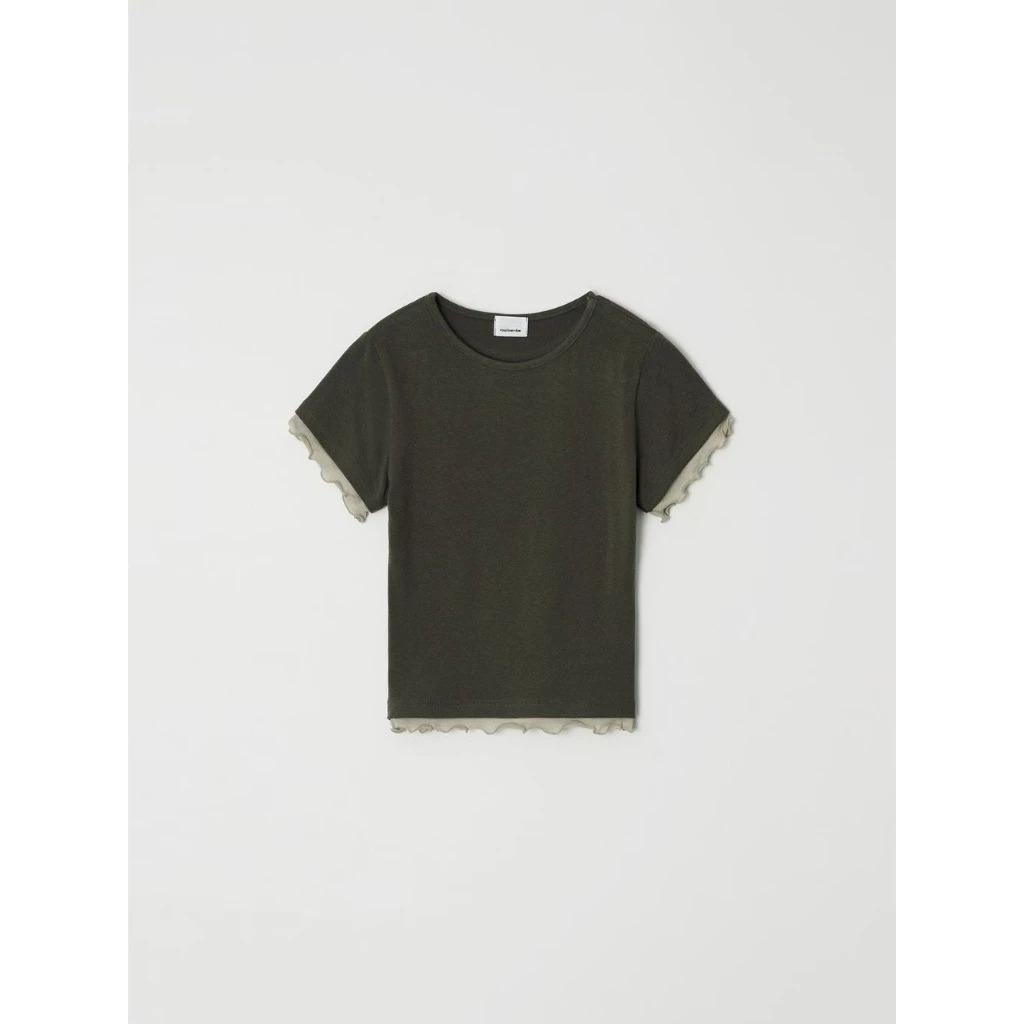 【預購】Mumu select。正韓瑜珈服代購 Routine 跳色滾邊透氣舒適罩衫