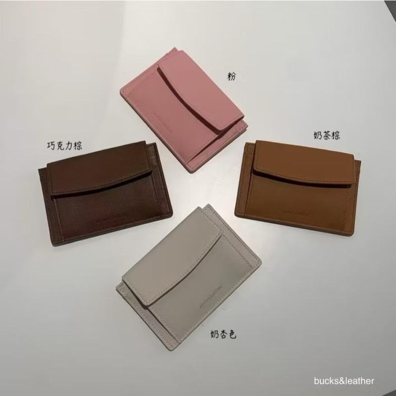 【現貨+預購】Bucks & leather -實用牛皮卡夾零錢包