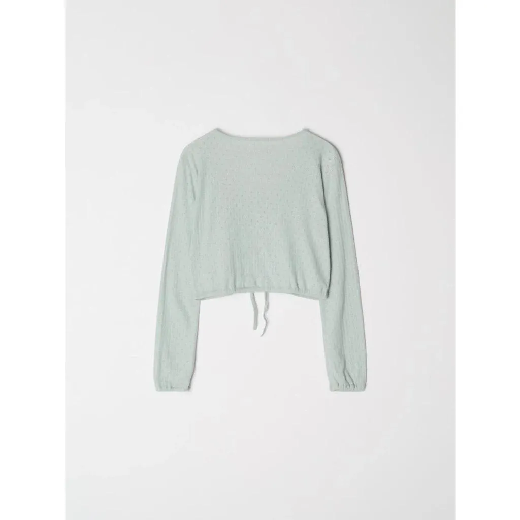 【預購】Mumu select。正韓瑜珈服 Routine Breeze Cardigan 抽繩簍空短版罩衫
