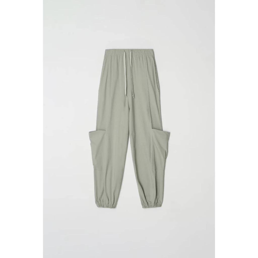 【預購】Mumu select。正韓瑜珈服 Routine Bendy pants 大口袋抽繩束口寬褲