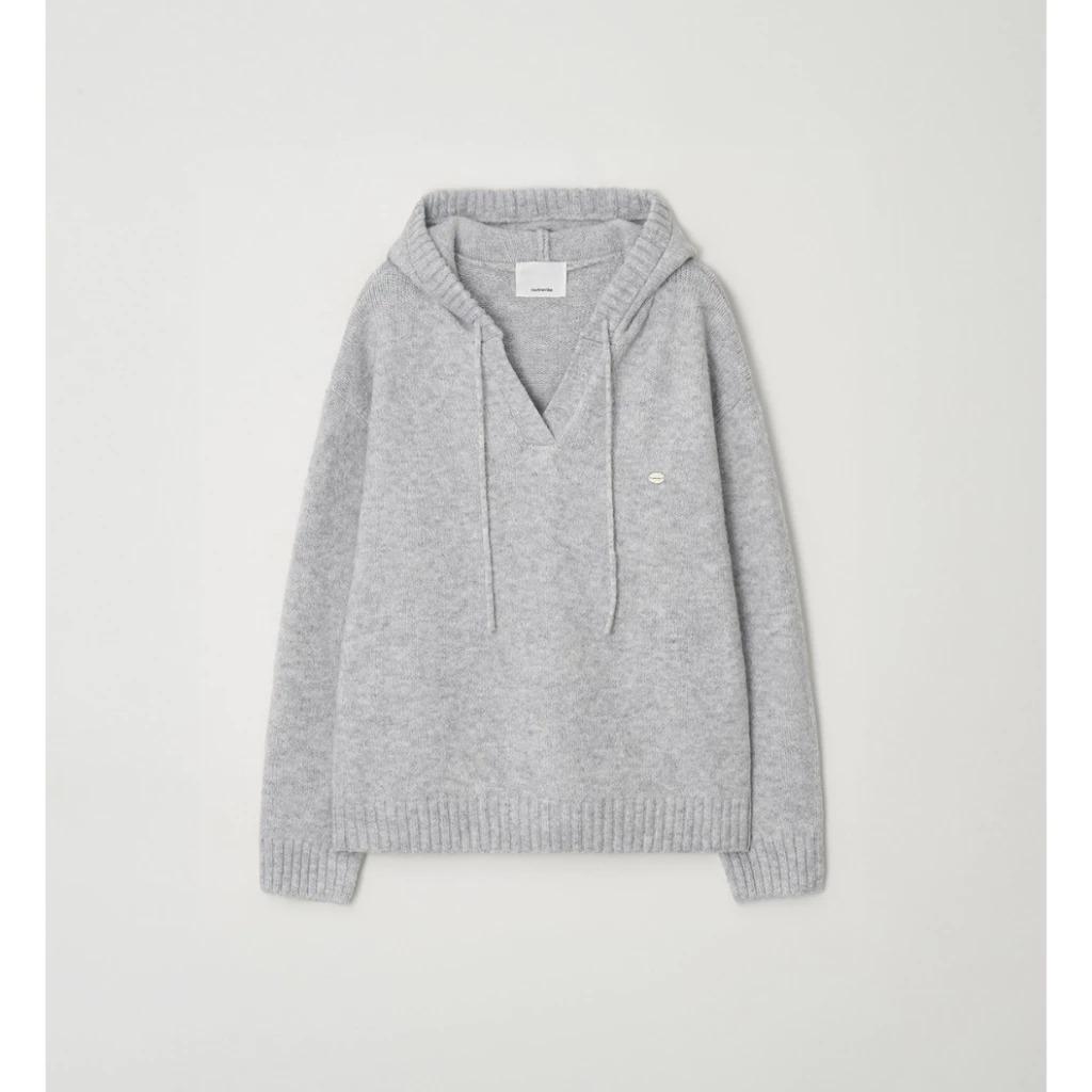 【預購】Mumu select。正韓瑜珈服 Routine Moen Knit Hoody 連帽針織衫