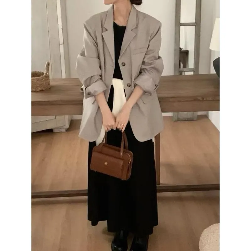【現貨+預購】Mumu select。正韓 leonie大推薦！復古油蠟感手提肩背多way拉鍊方包
