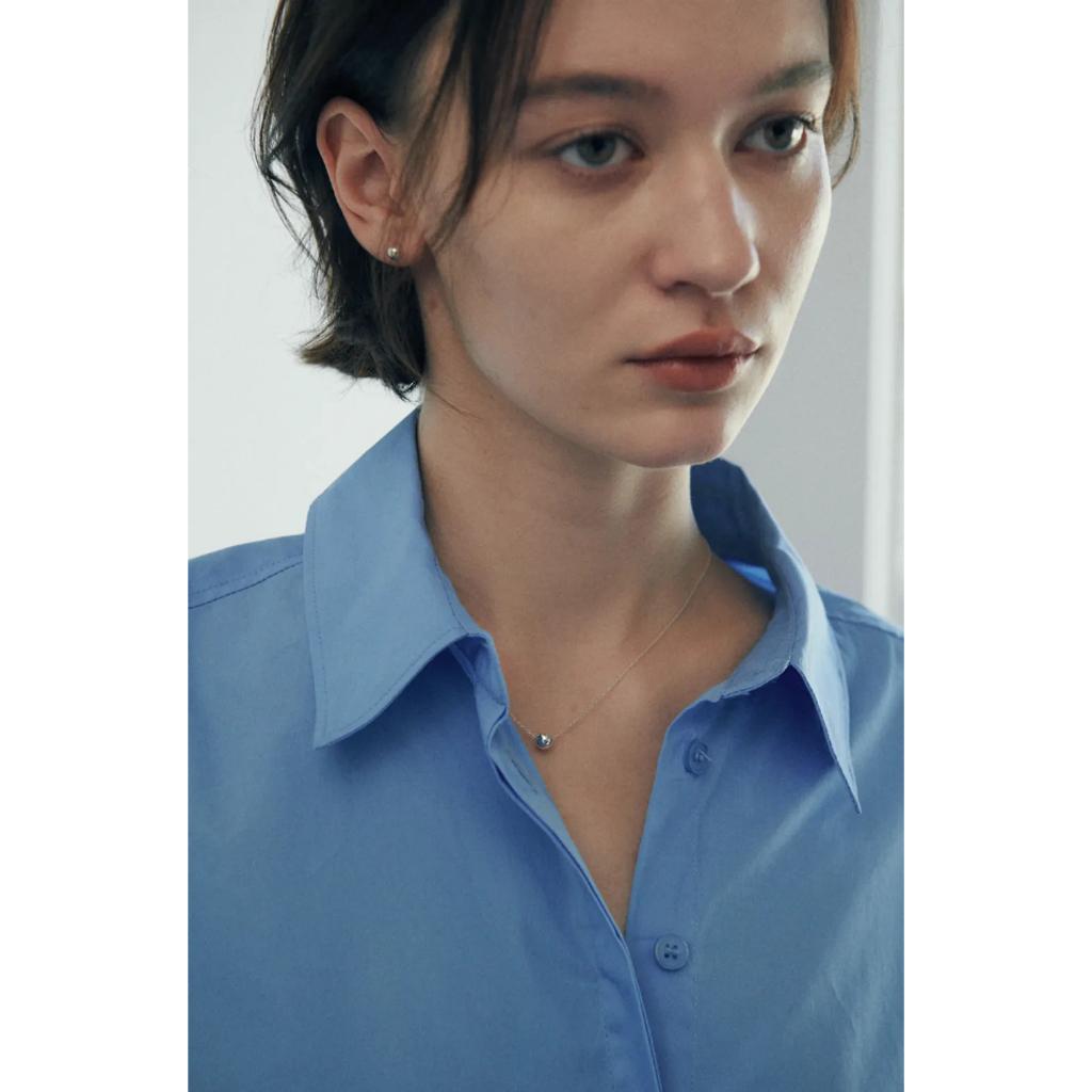 【預購】 Verte純銀飾品 Un.silver.173 / simple ball necklace典雅純銀項鍊