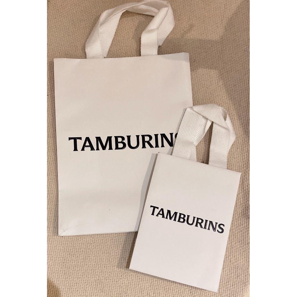 【現貨】 韓國Tamburins香水、香氛、禮品、原廠禮品提袋、禮品袋（白底黑字款）