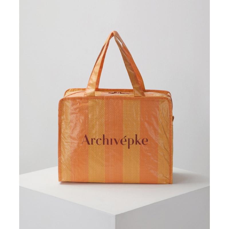 【免運！現貨快速出貨】Archivepke 尼龍防潑水肩背包 / 手提包 Beach bag