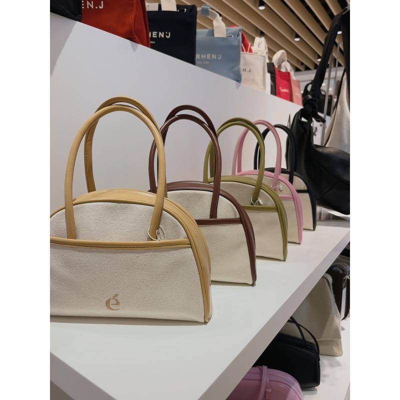 【預購】正韓 Archivepke Mini bowling bag 五種顏色 半月形迷你帆布包 保齡球包