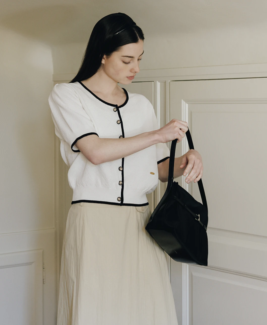 【現貨】 Lememe- Sac Clea Black 可斜背