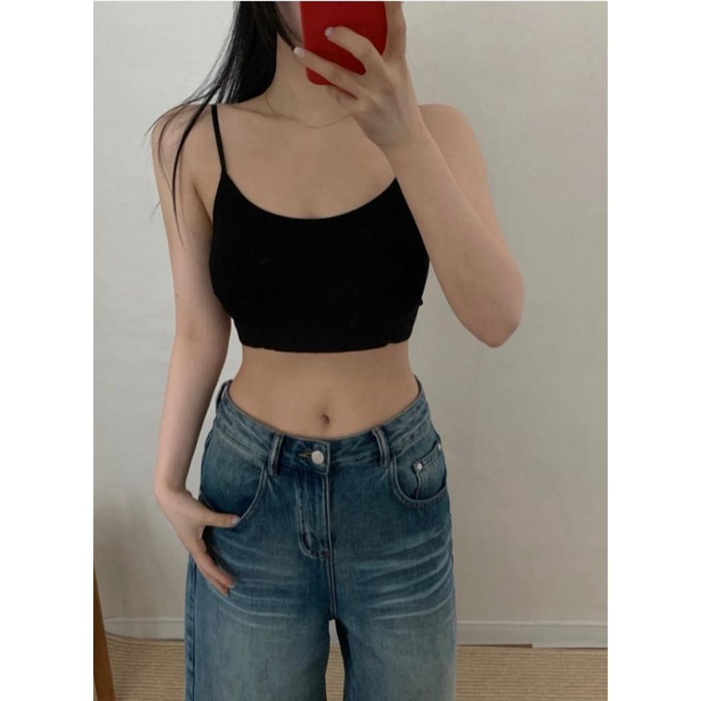 【現貨實拍+預購】韓式好看推薦！夏季棉質小可愛 Bra Top