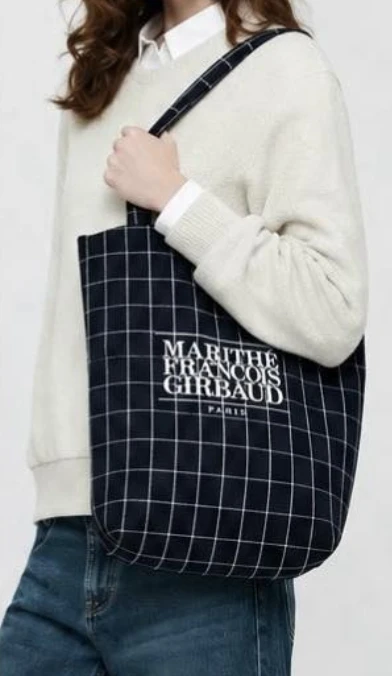 【全現貨實拍】Marithe francois girbaud 經典LOGO格紋托特包 MFG(多款任選)