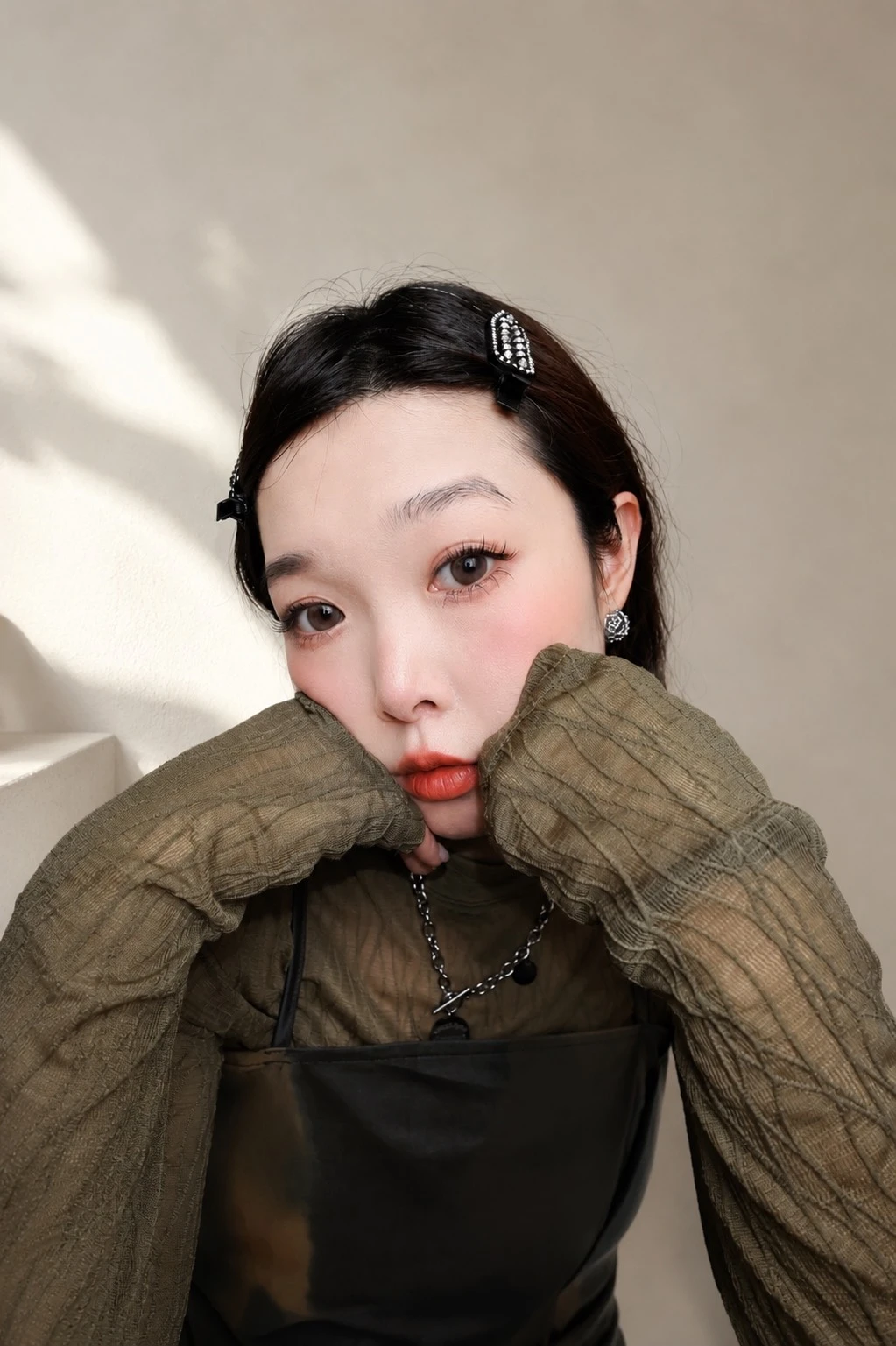 韓系晶鑽髮夾