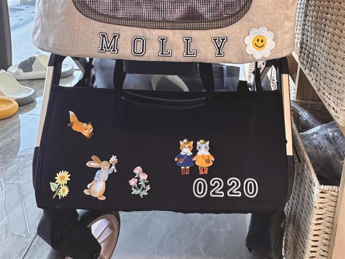 寵物燙布貼 DIY 作品：MOLLY 寵物推車燙布貼