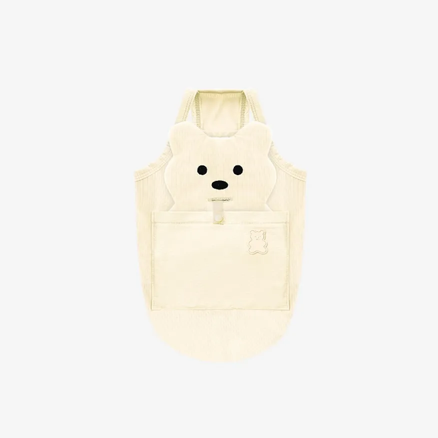 Puppy Gallery🇰🇷 淡黃 貝爾熊涼感背心