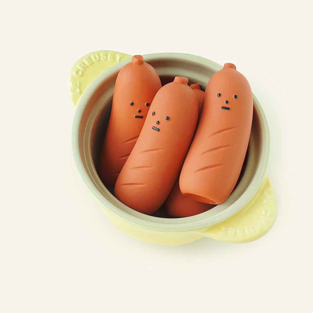 DINGDOG🇰🇷乳膠啾啾玩具烤香腸