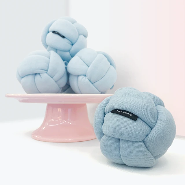 DINGDOG🇰🇷編織球玩具 Knitting ball toy天空藍