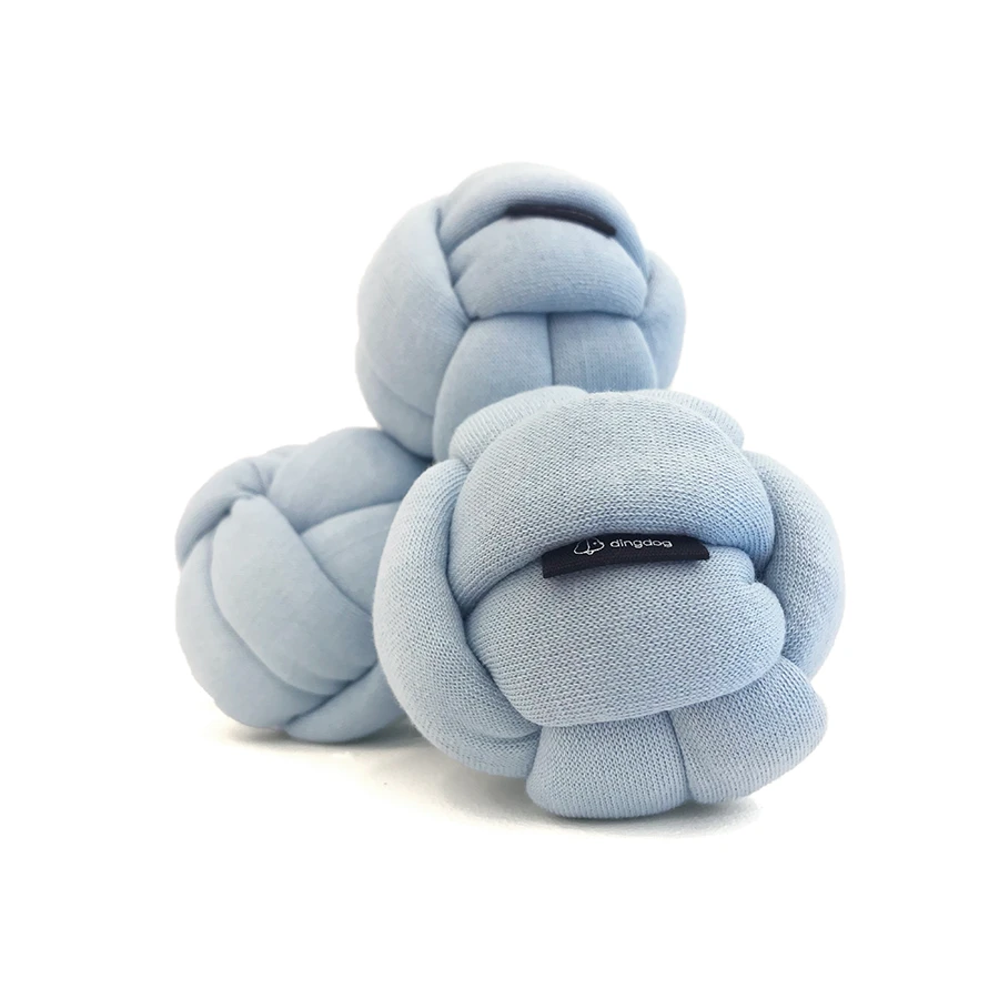 DINGDOG🇰🇷編織球玩具 Knitting ball toy天空藍