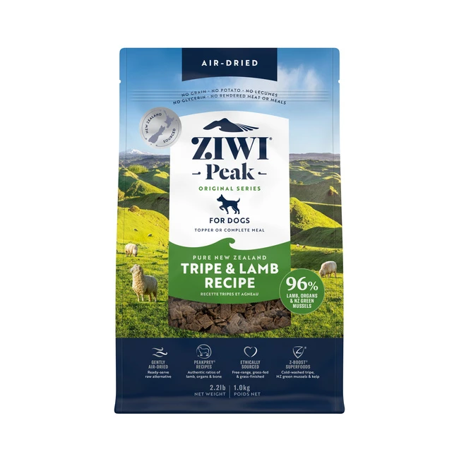 【ZIWI滋益巔峰】經典系列 - 96%鮮肉狗糧-羊肚羊肉
