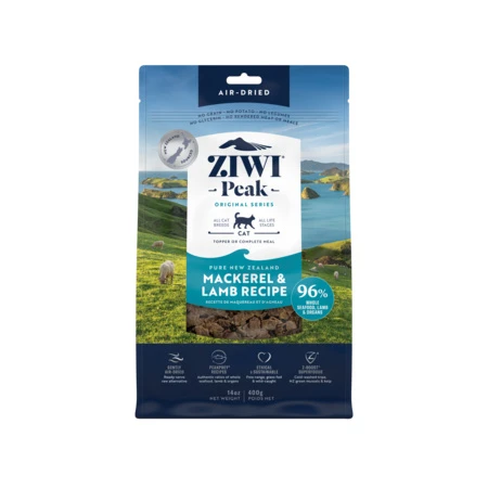 【ZIWI滋益巔峰】經典系列 - 96%鮮肉貓糧-鯖魚羊肉