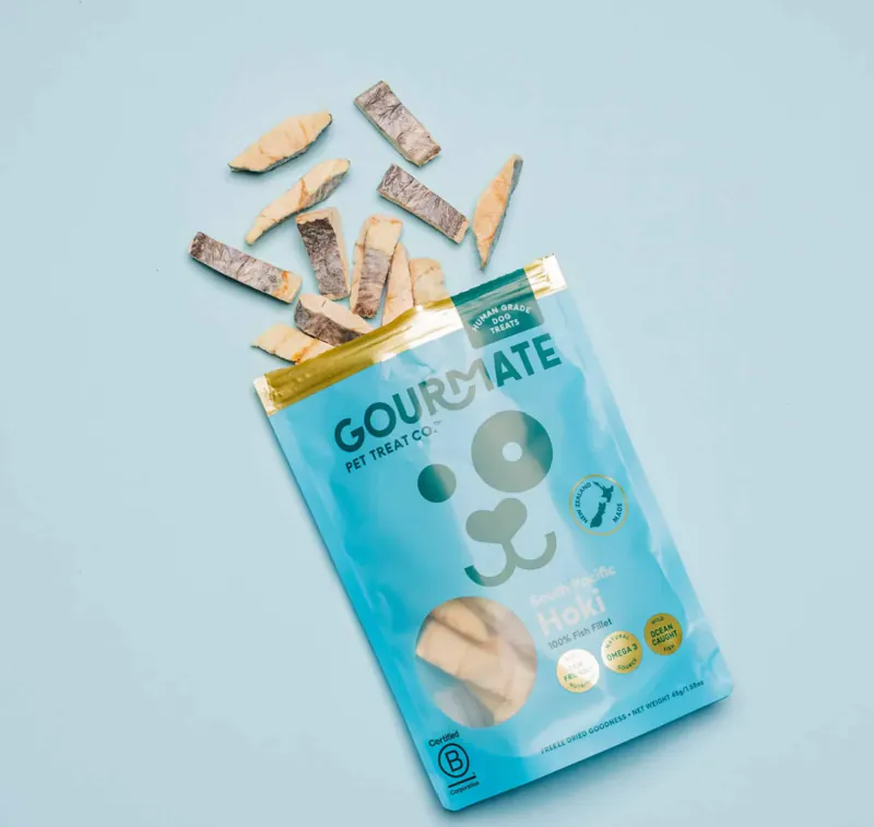 Gourmate美食家｜深海鱈魚塊凍乾 (犬貓可食) 45g / 輕盈高蛋白．Omega-3補給站