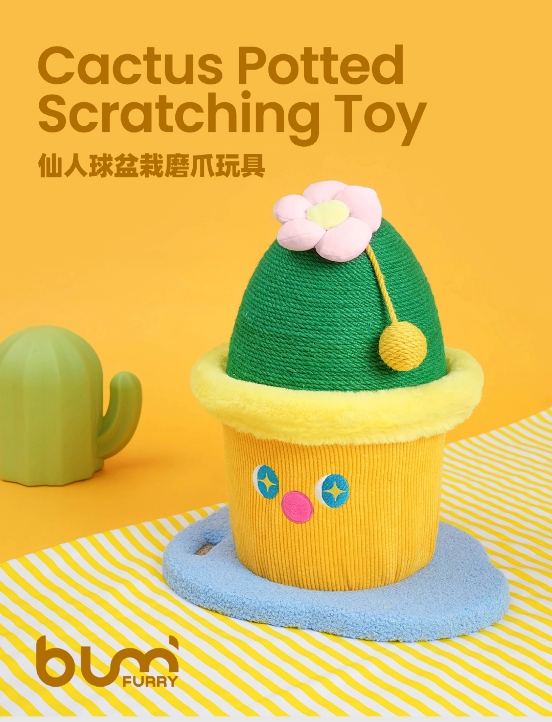 仙人球盆栽磨爪工具