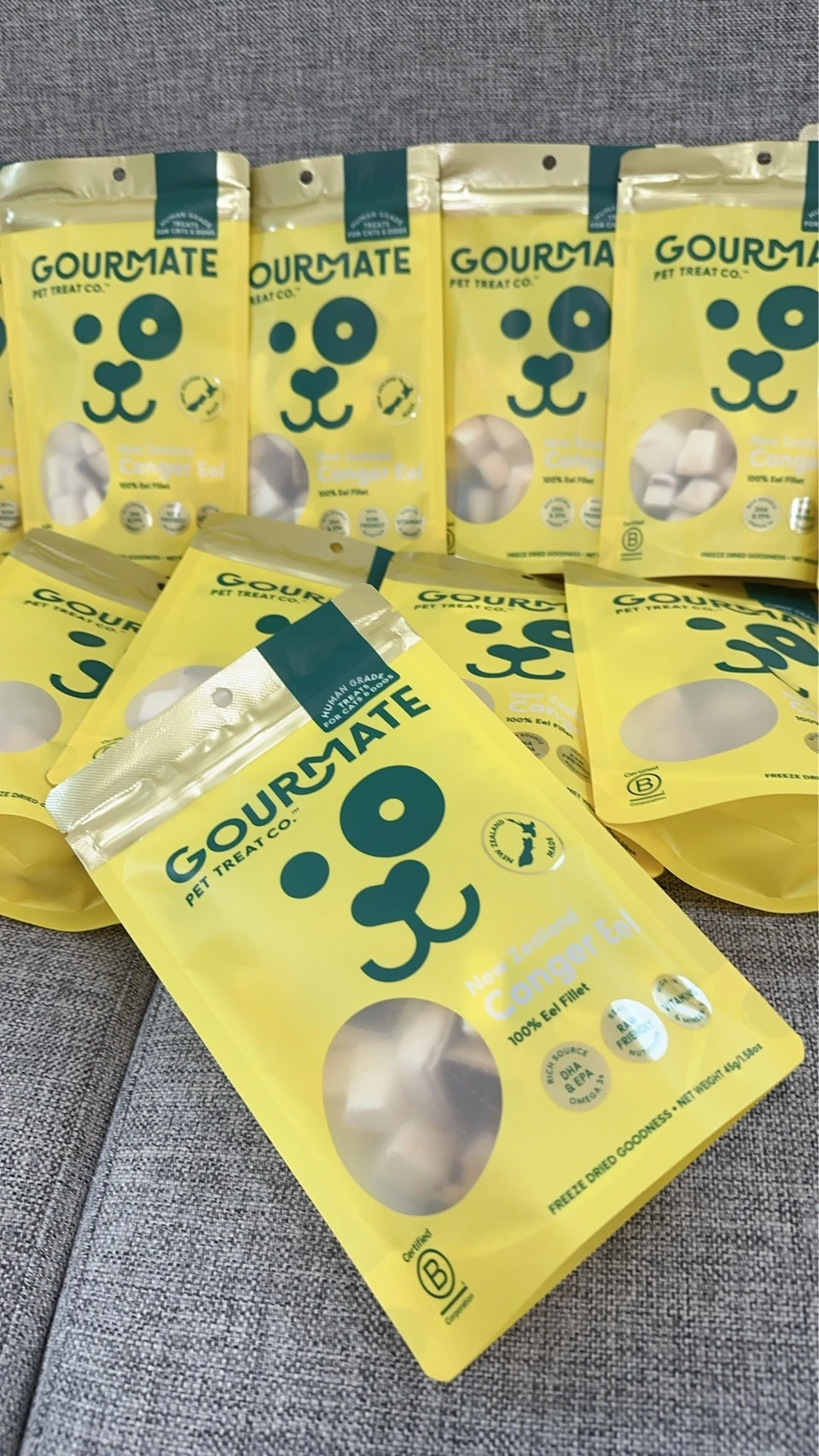 (季節限定)Gourmate 美食家｜紐西蘭鮮糯鰻凍乾 45g