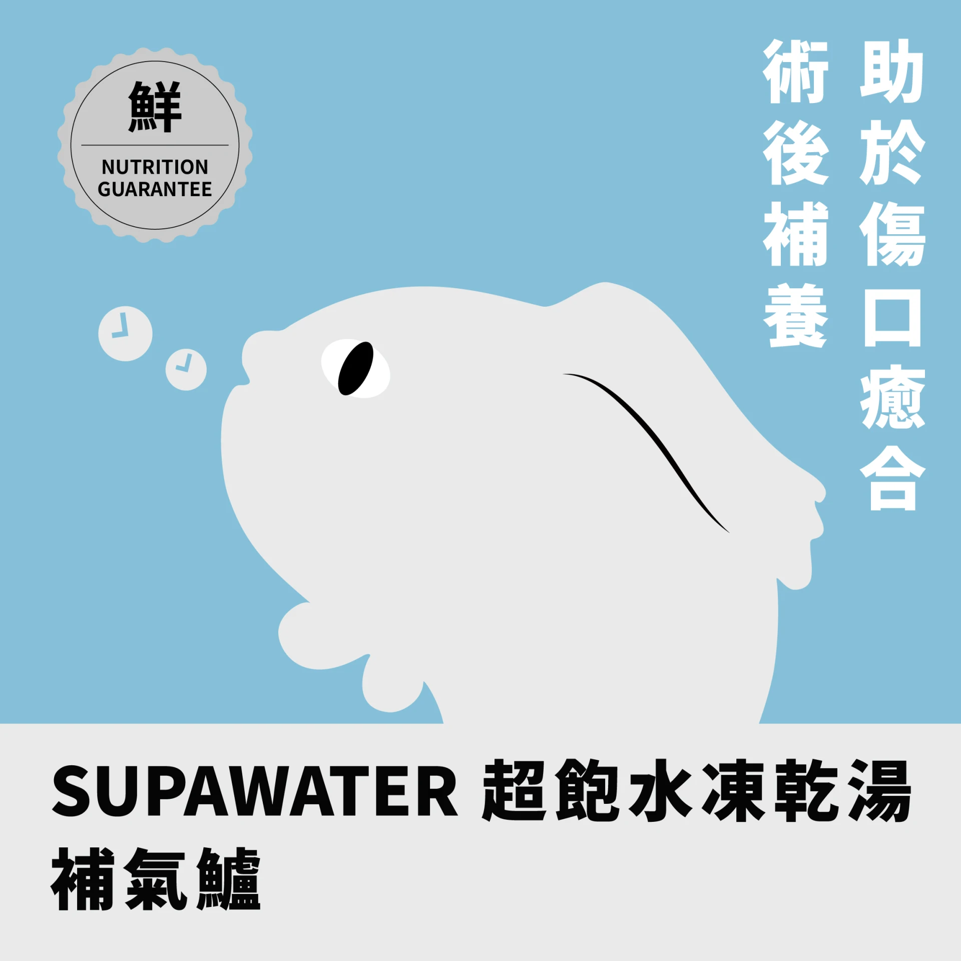 狗貓・超飽水凍乾湯包 - 補氣鱸|40g