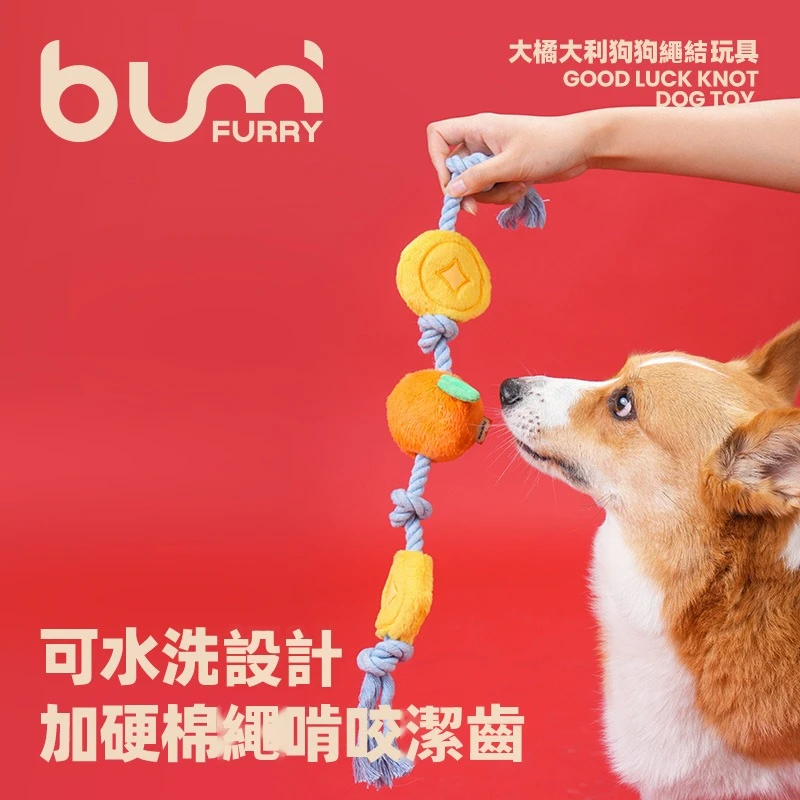 FURRYBUM大橘大利繩結玩具