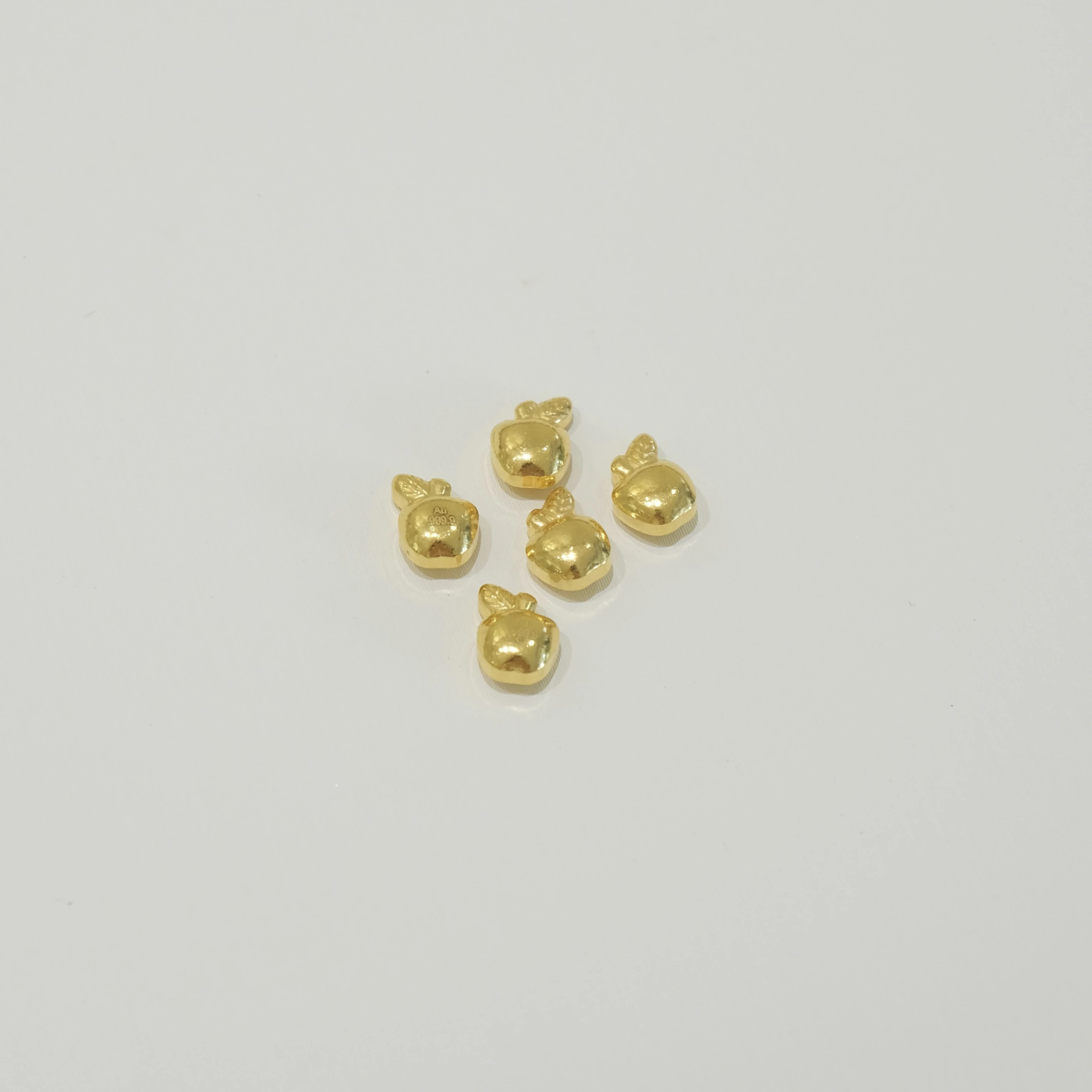 金蘋納福 | 黃金實心金豆