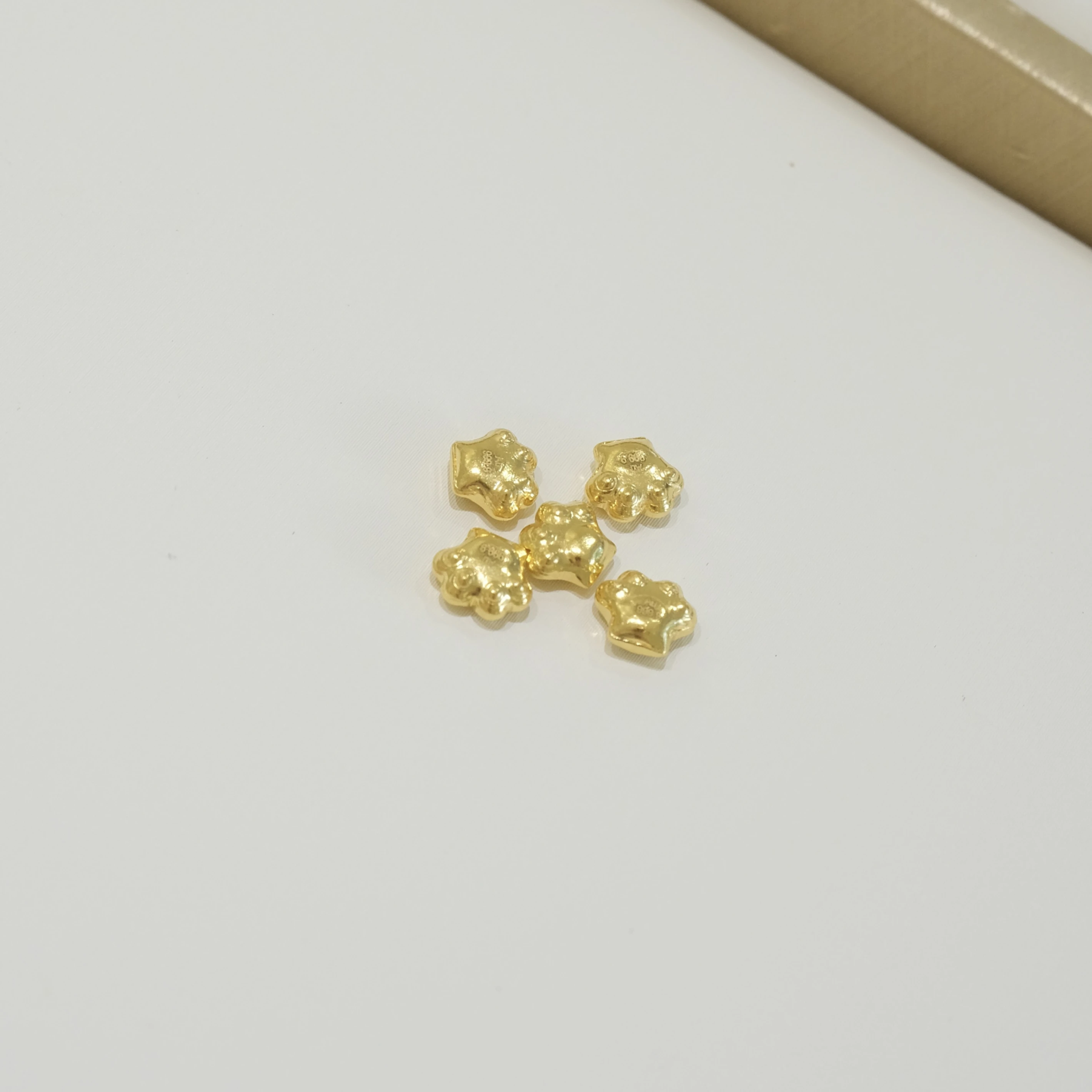 萌掌金豆 | 黃金實心金豆