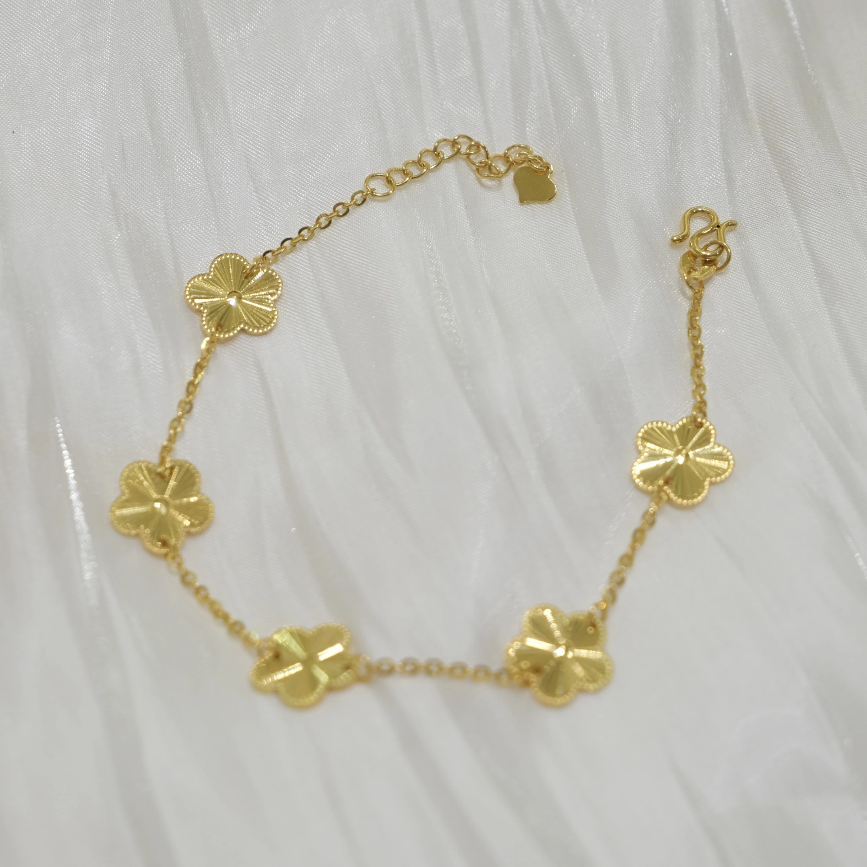 幸運花序 | 黃金手鍊