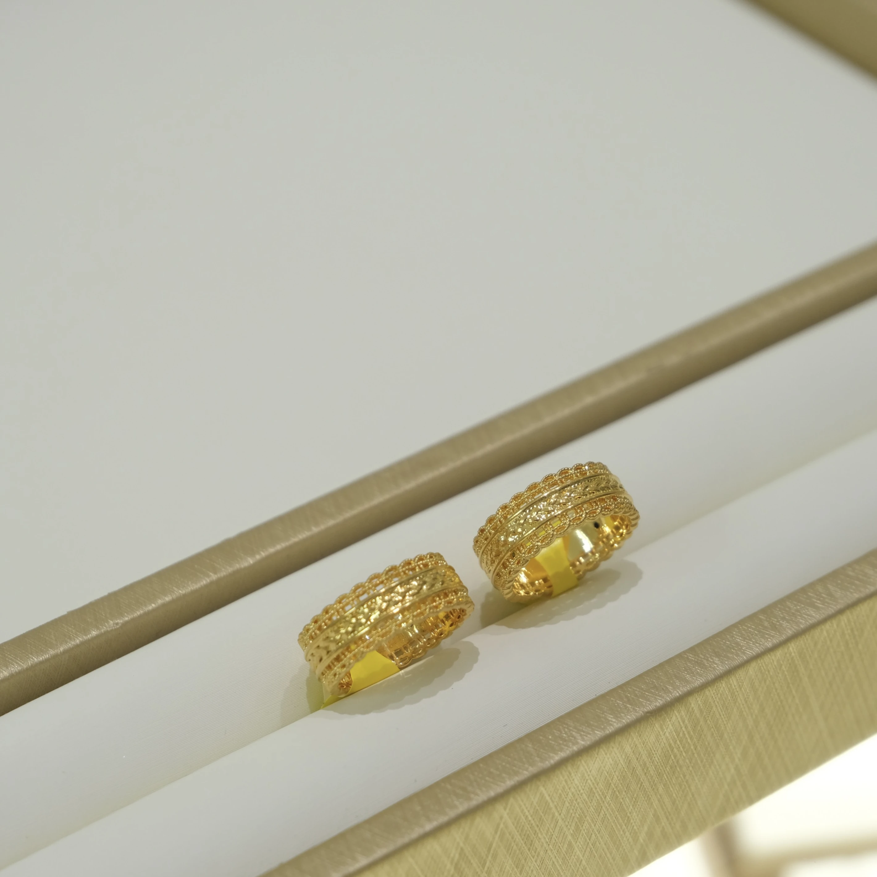 金織華韻｜黃金戒指