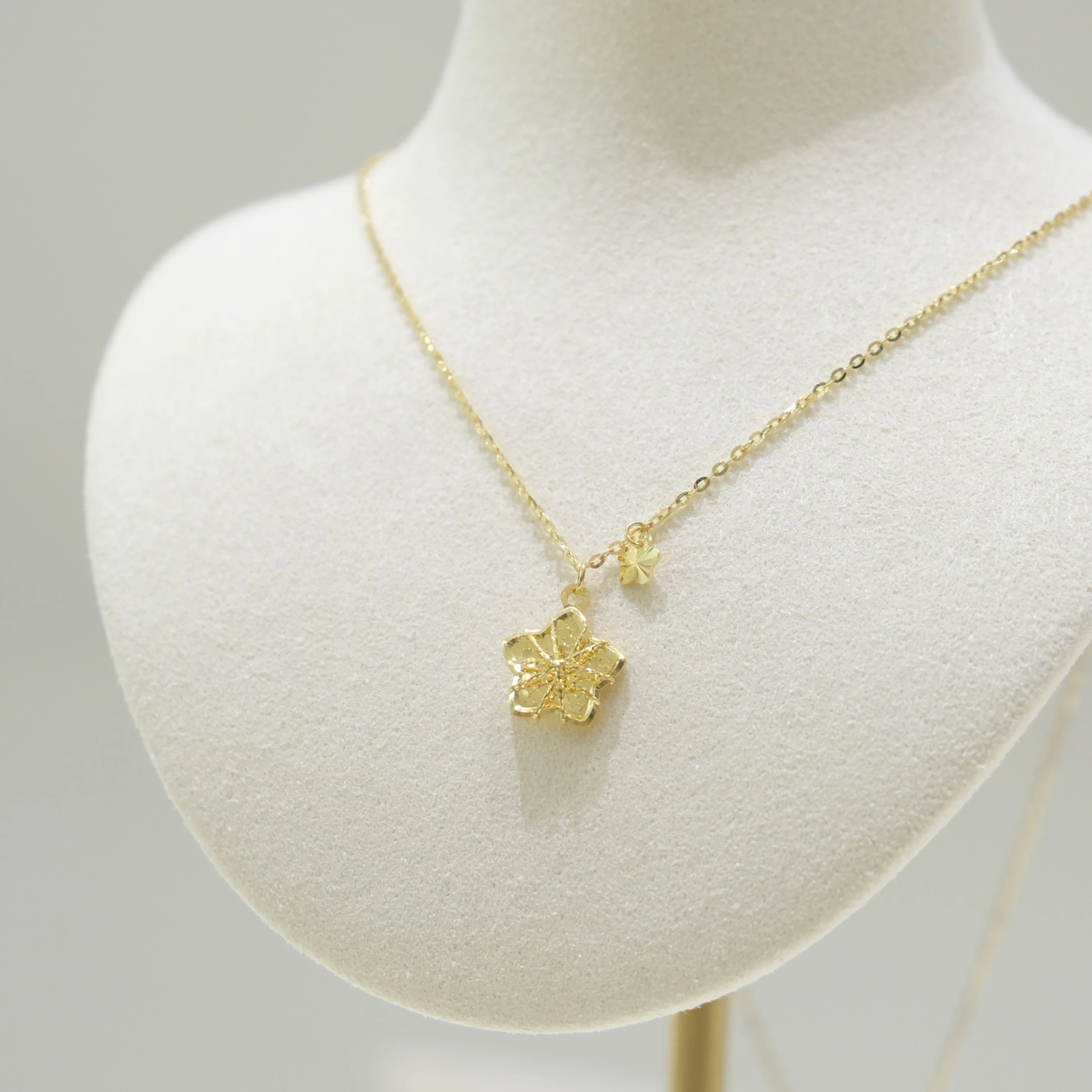 花綻金光｜黃金項鍊