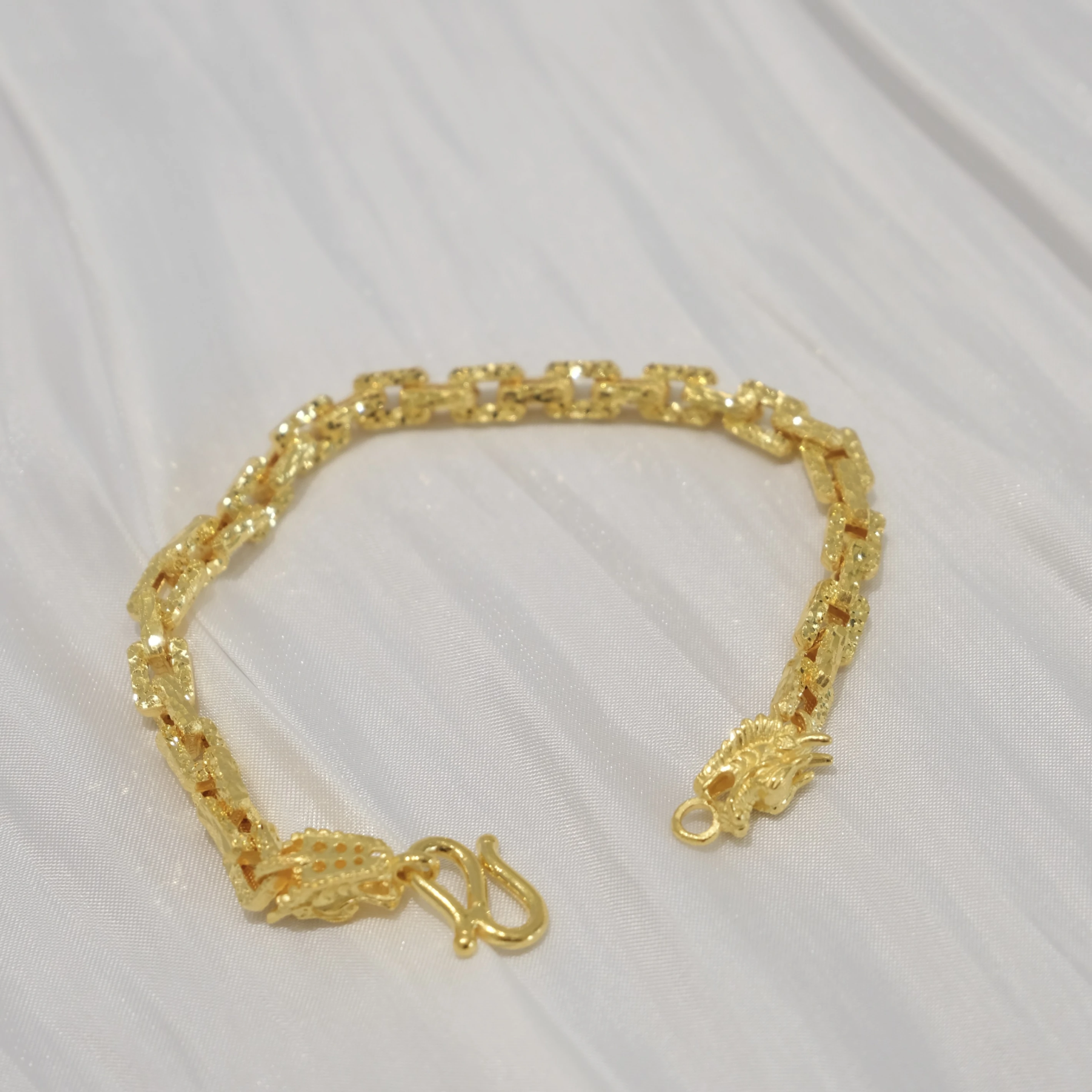 金龍碎冰｜黃金手鍊