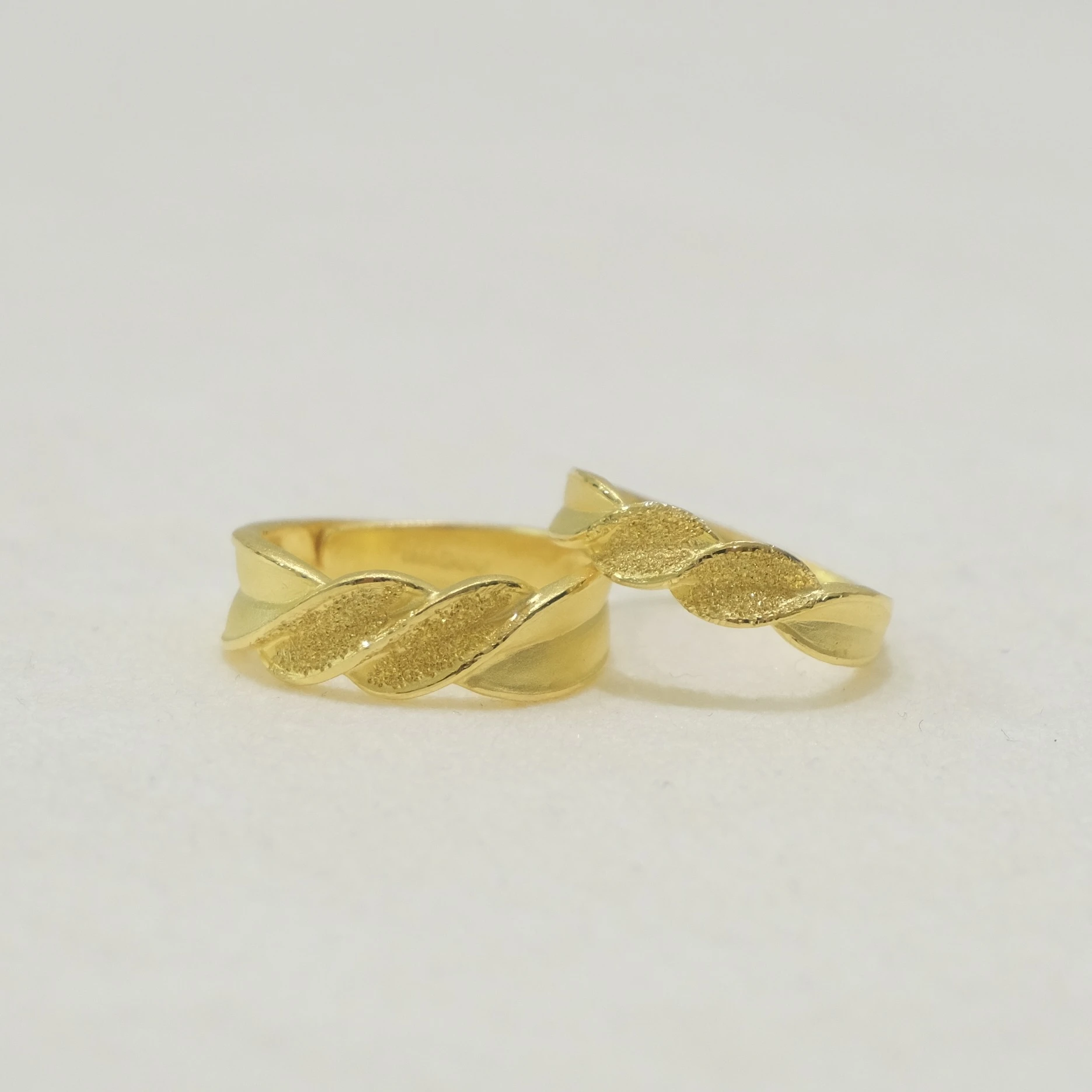 金葉相繫｜黃金對戒