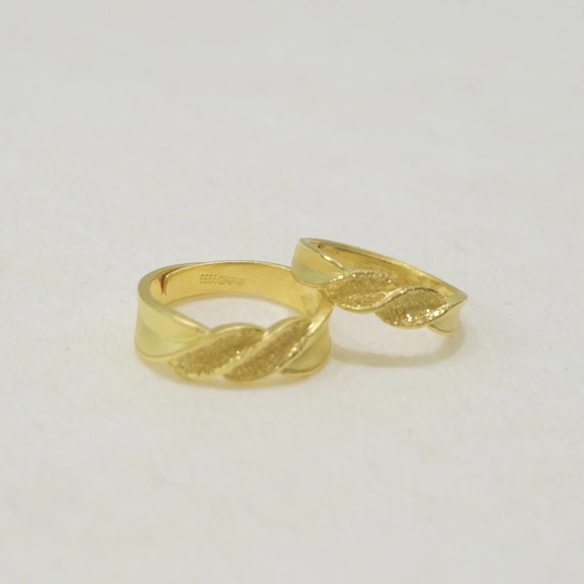 金葉相繫｜黃金對戒