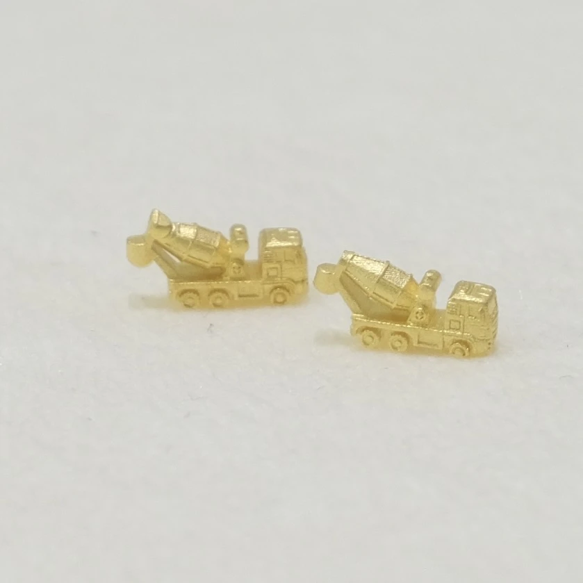 水泥車｜黃金實心金豆